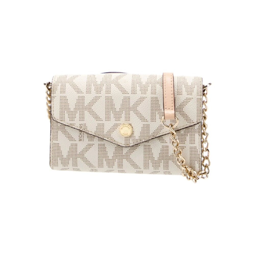 Michael Kors Mini Monogram Crossbody Wallet on Chain Y2K Logo Mini Purse
